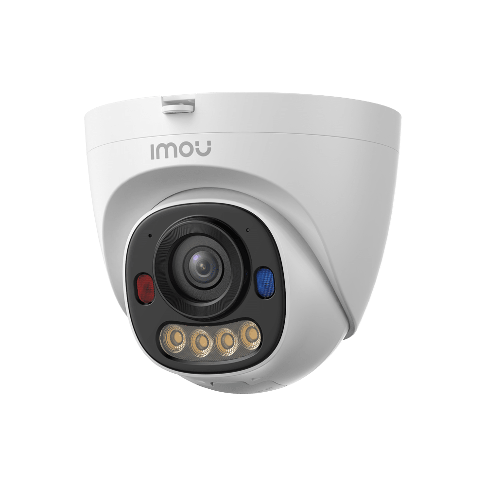 IPC-PS8EN-3V0 IMOU POE H.265 IPC PoE DOMO Turret 3MP Camera,Human & Vehicle Detection,IP 67,Luz Inteligente con Roja-Azul,Smart Color Night Vision,Two-way Talk